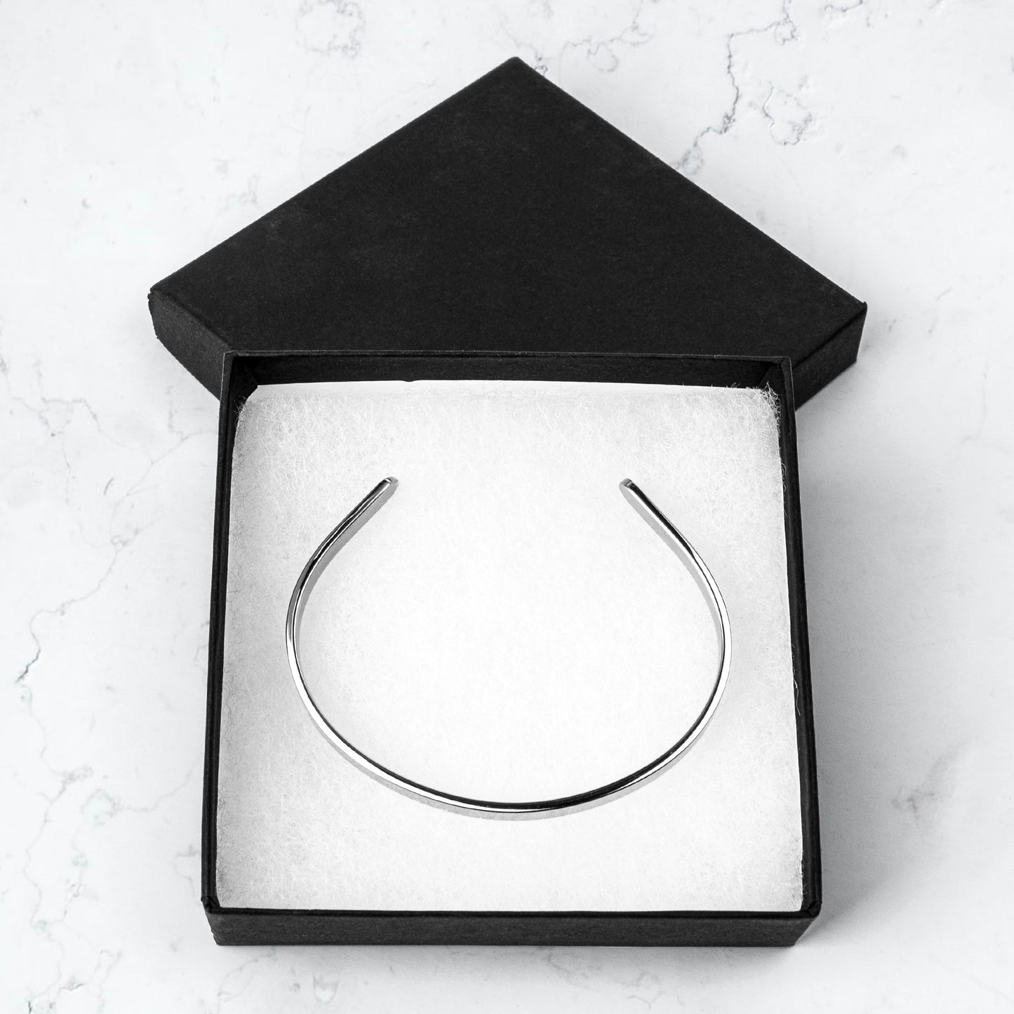 Personalized 18K Gold, Rose Gold, or Silver Cuff Bracelet