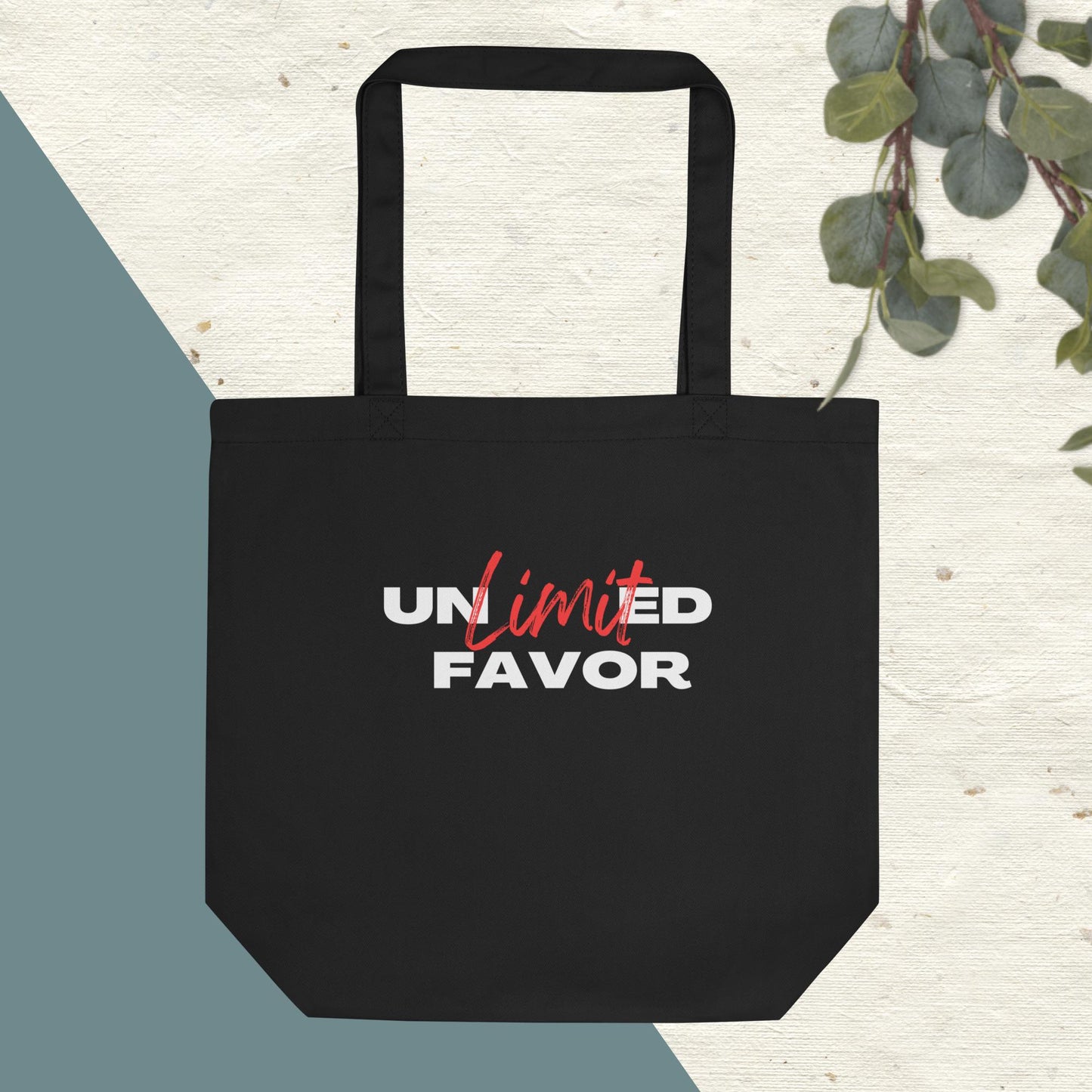 Unlimited Favor Christian Eco Tote Bag