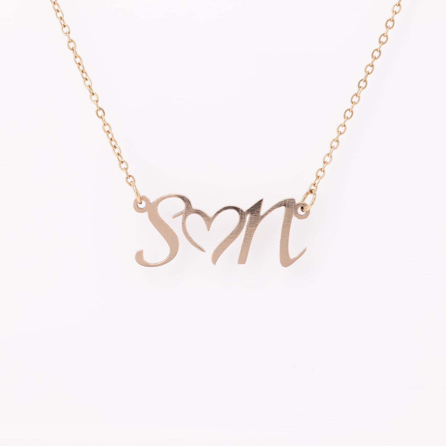 Valentines Personalized Heart Necklaces,