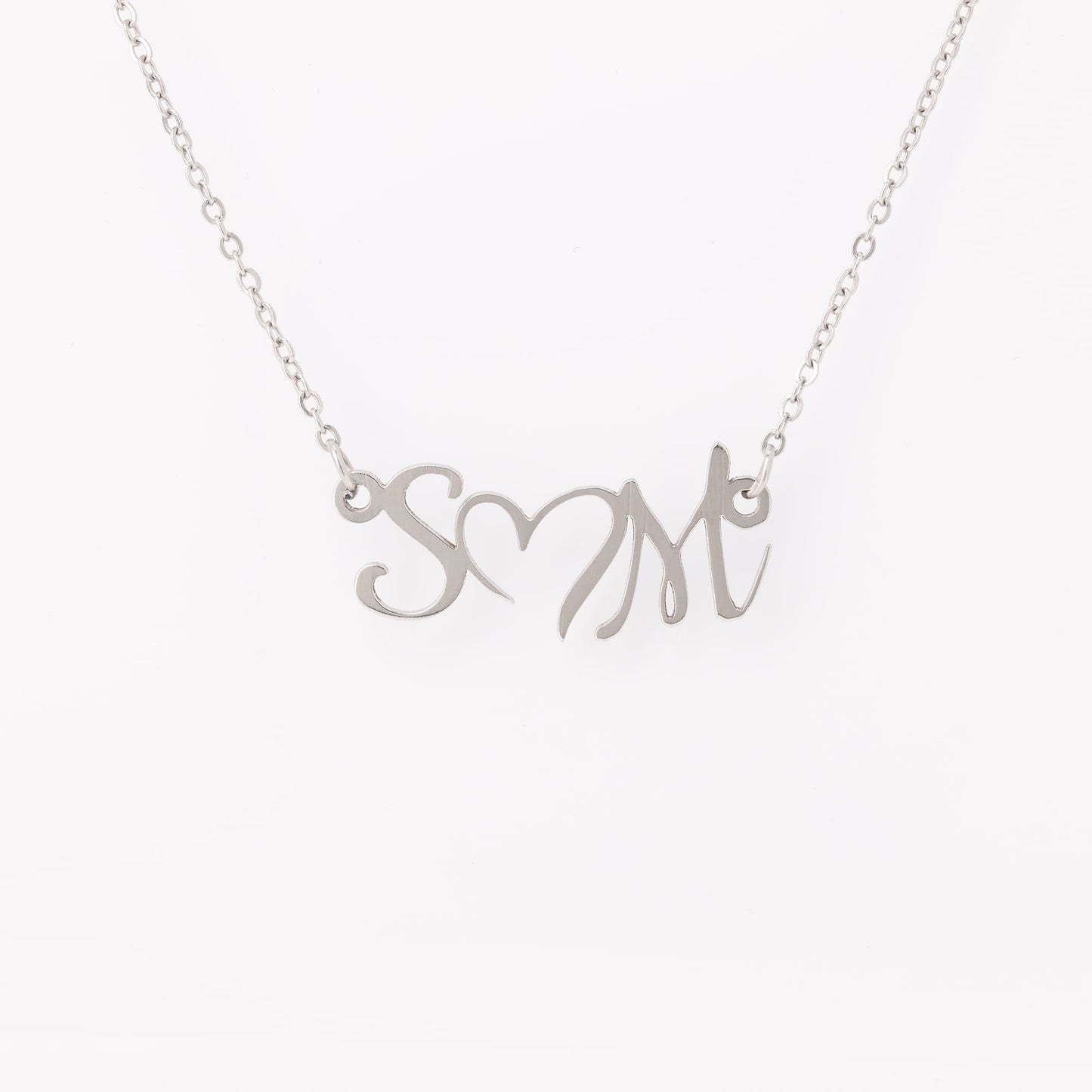 Valentines Personalized Heart Necklaces,
