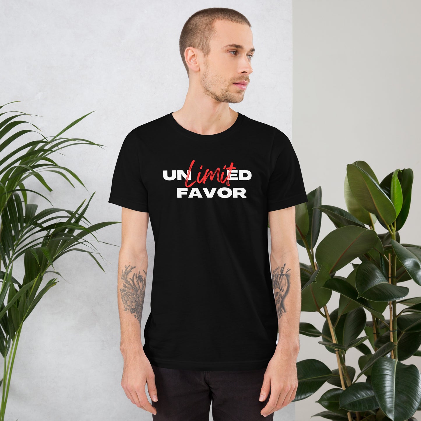 Unlimited Favor Christian Unisex t-shirt