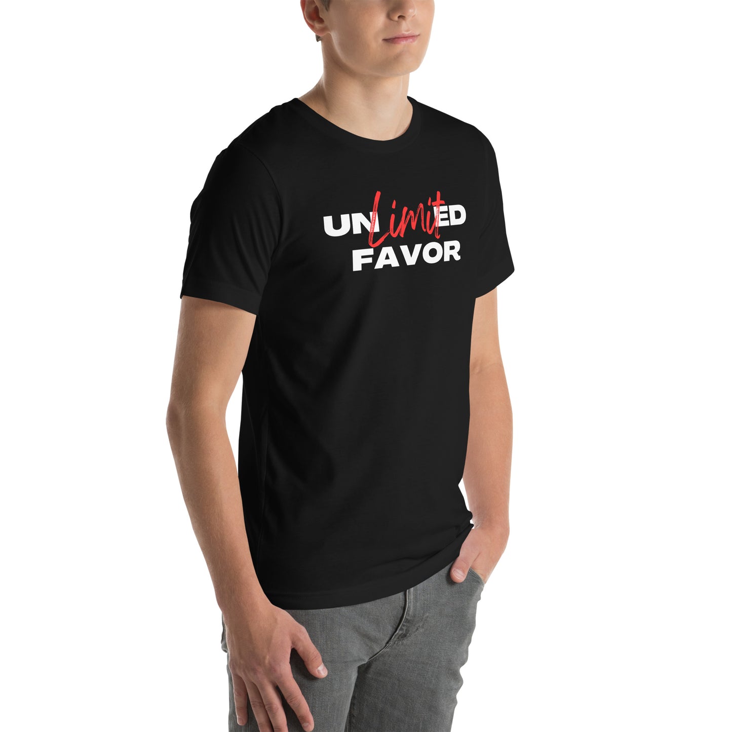 Unlimited Favor Christian Unisex t-shirt