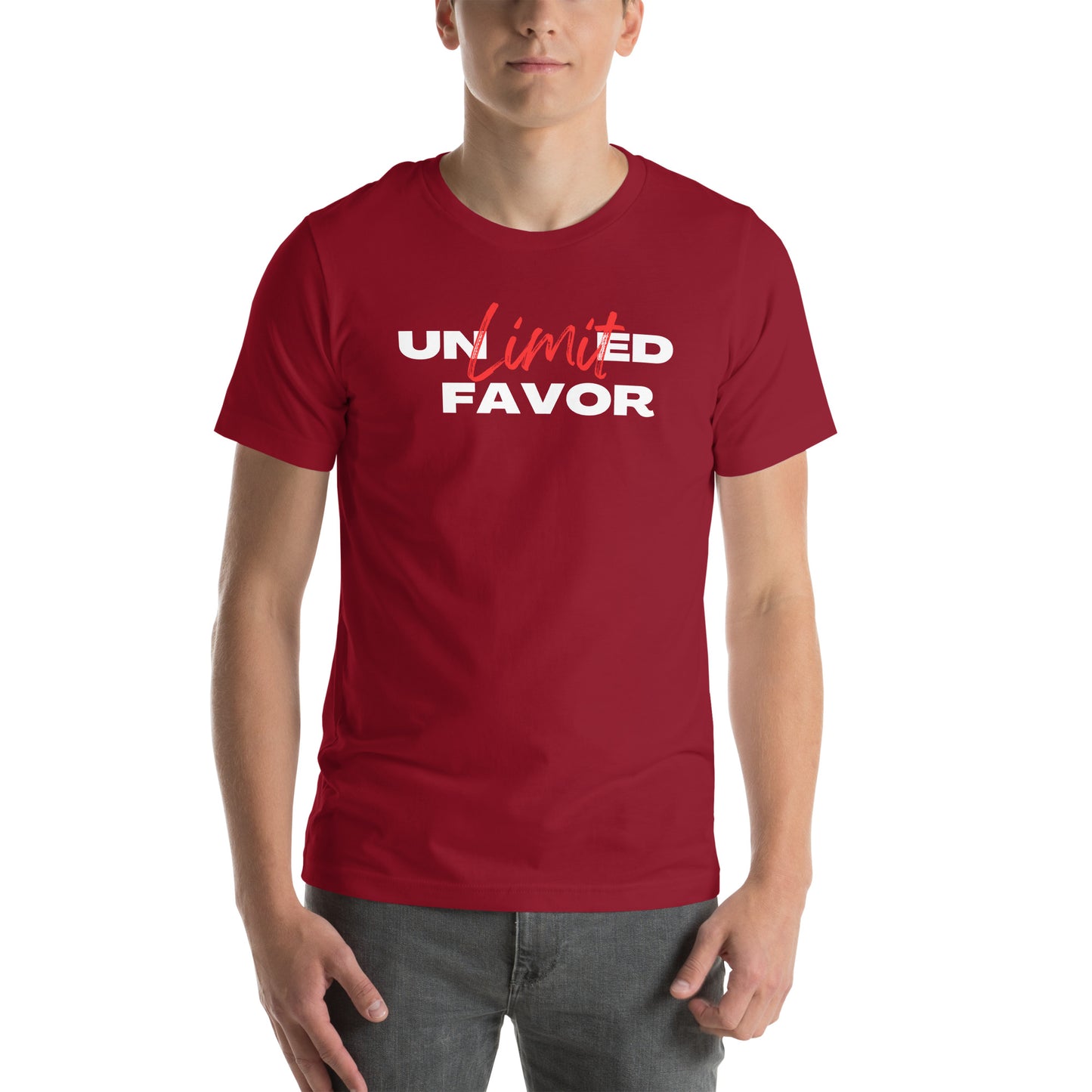 Unlimited Favor Christian Unisex t-shirt