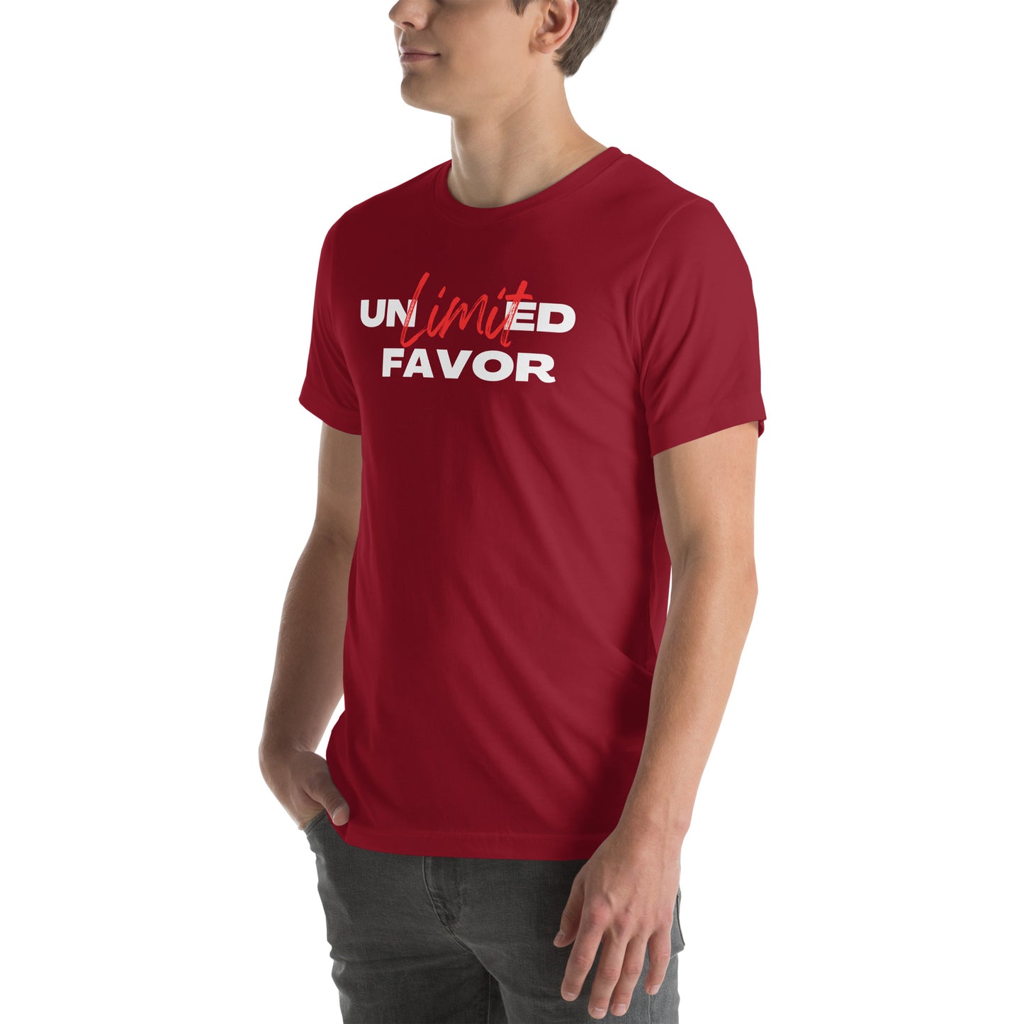 Unlimited Favor Christian Unisex t-shirt