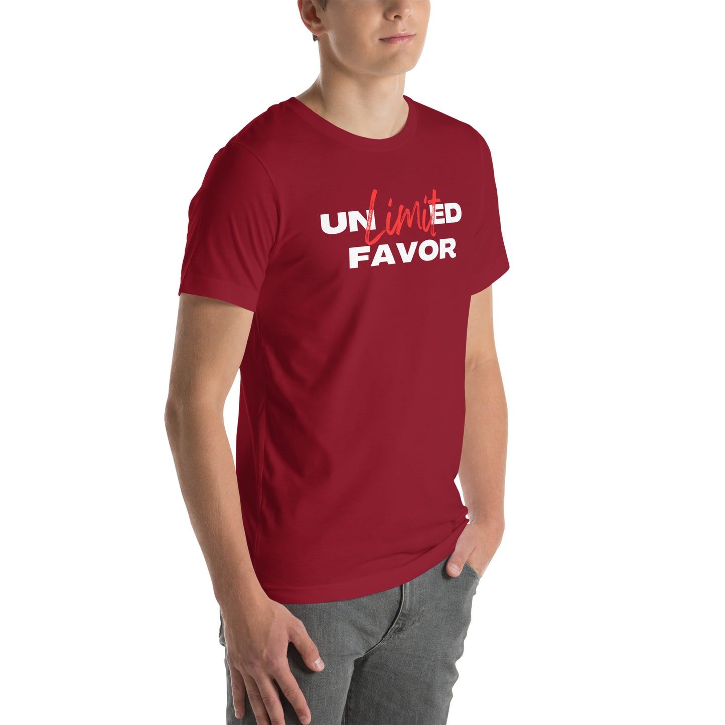 Unlimited Favor Christian Unisex t-shirt
