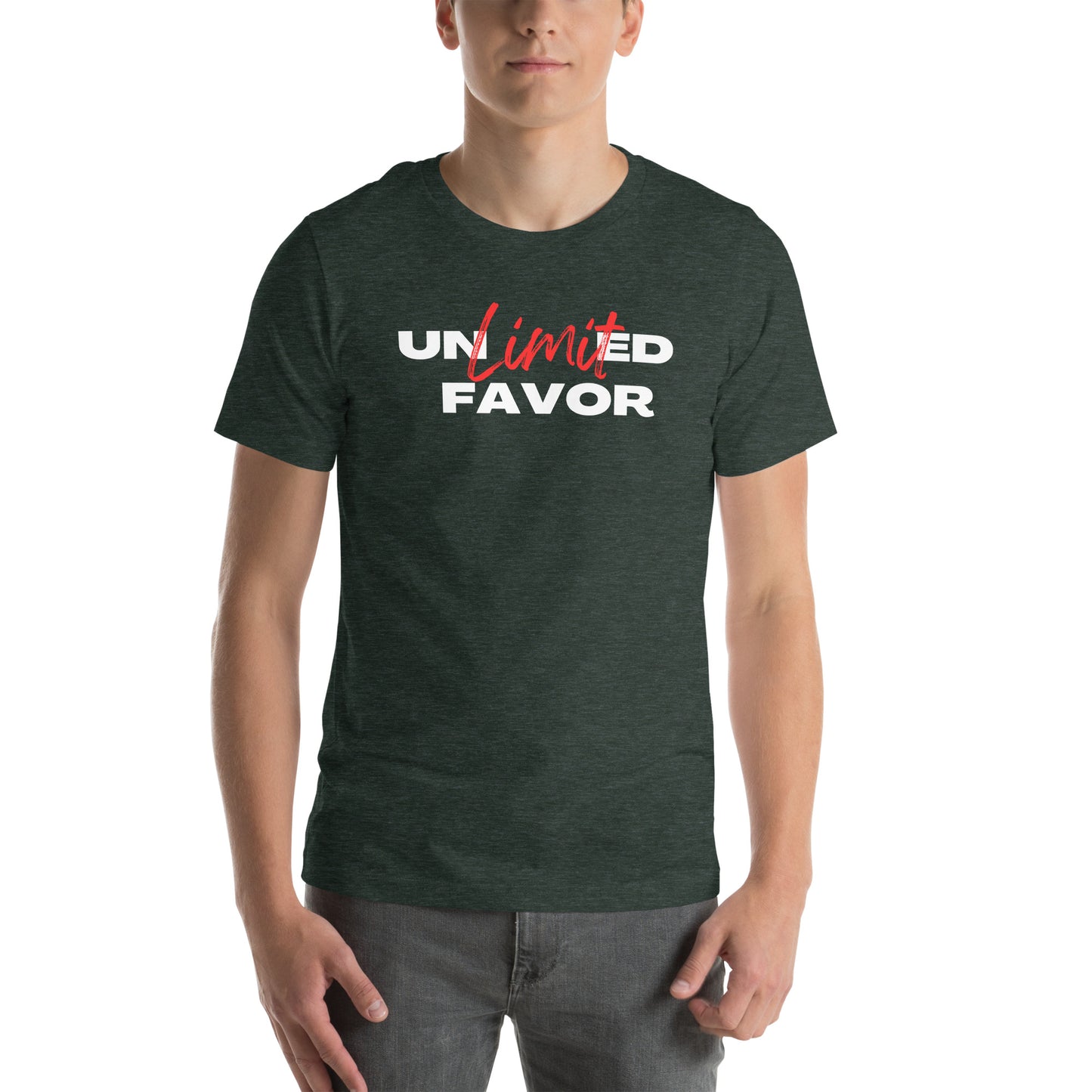 Unlimited Favor Christian Unisex t-shirt