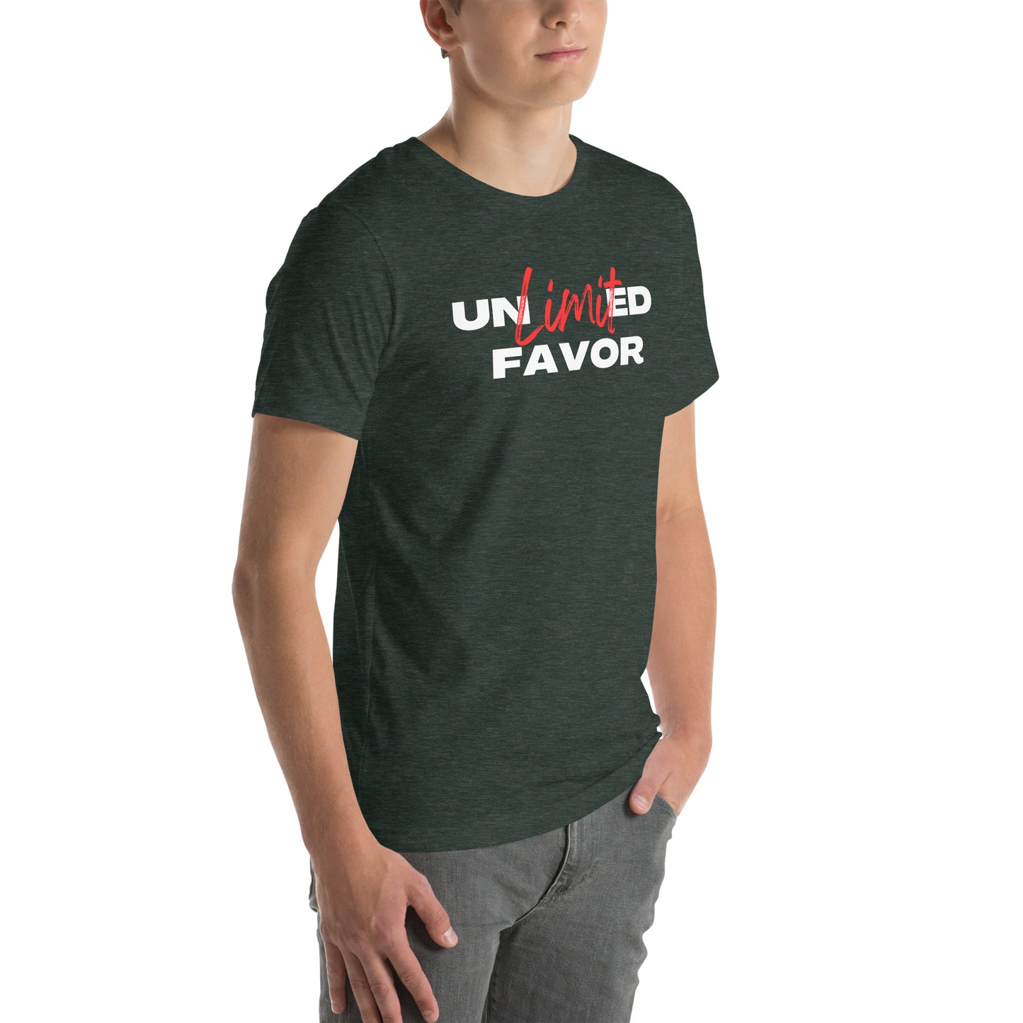 Unlimited Favor Christian Unisex t-shirt