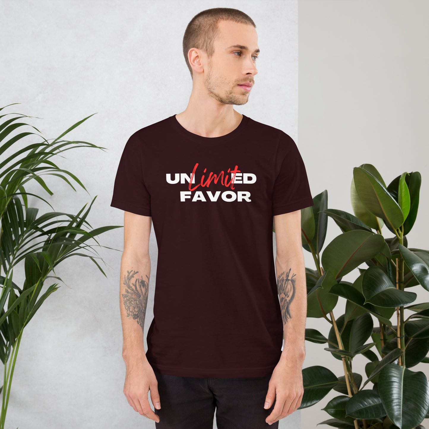 Unlimited Favor Christian Unisex t-shirt