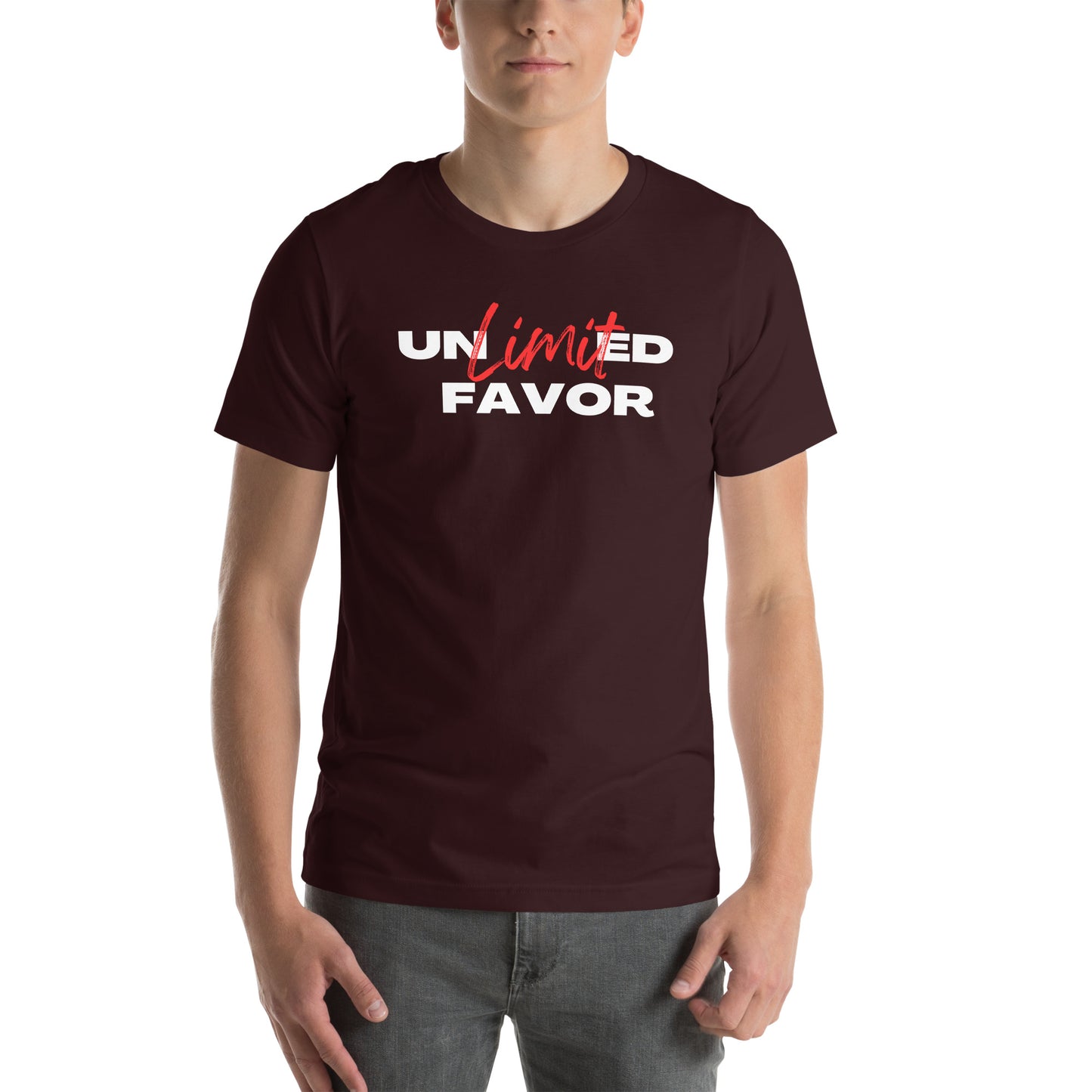 Unlimited Favor Christian Unisex t-shirt
