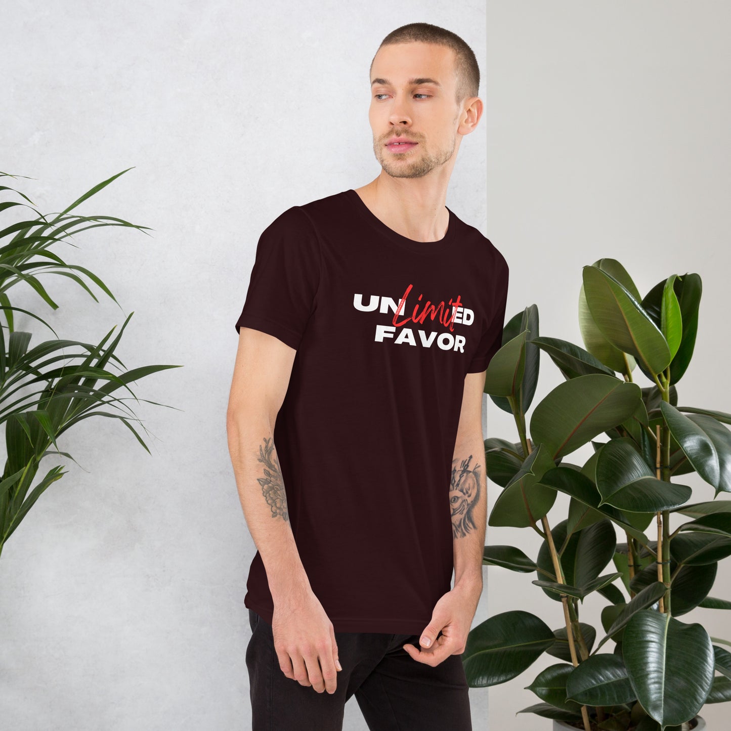 Unlimited Favor Christian Unisex t-shirt