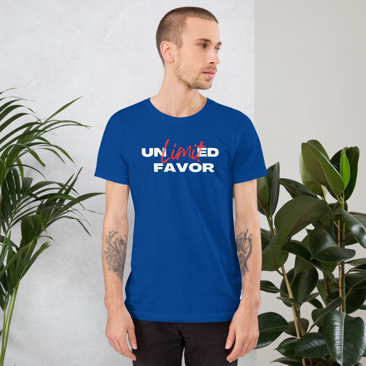 Unlimited Favor Christian Unisex t-shirt
