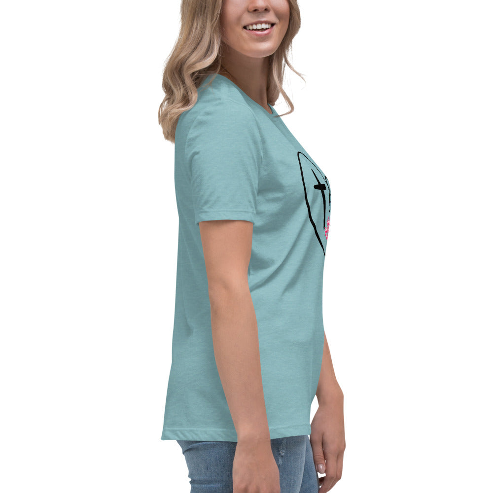 Jesus in My Heart Women's Relaxed T-Shirt