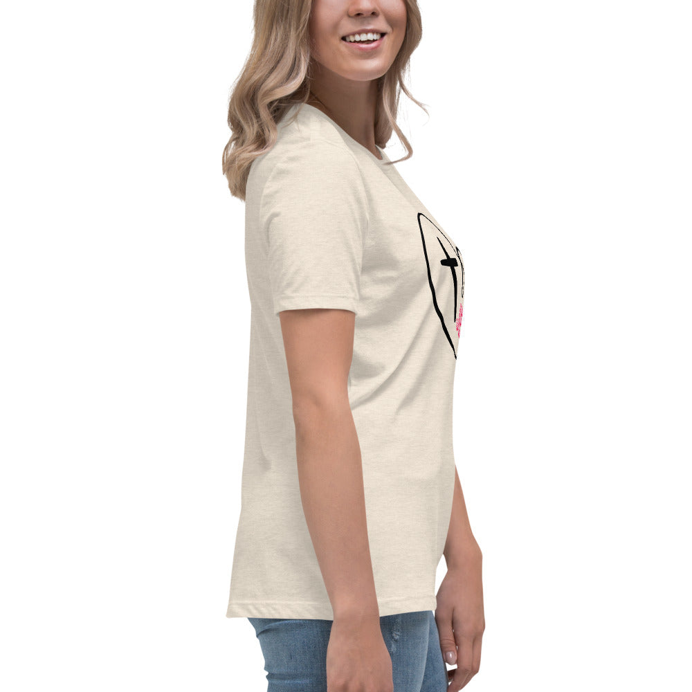 Jesus in My Heart Women's Relaxed T-Shirt