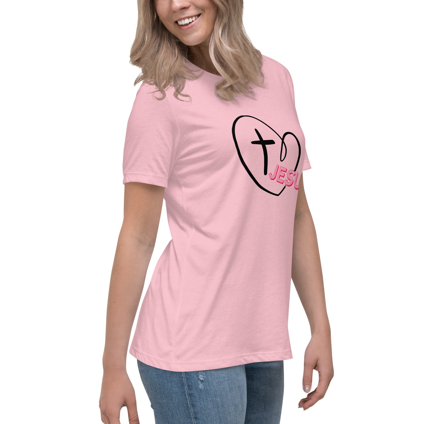 Jesus in My Heart Women's Relaxed T-Shirt