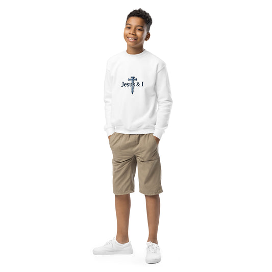 Jesus & 1  Our Classic Staple Brand Youth crewneck sweatshirt
